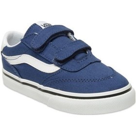 Resim Vans Vn000d7x Brooklyn Ls V Sneakers Mavi Çocuk Spor Ayakkabı Mavi 