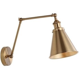 Resim Rsylight Retro Rustik Metal Akrobatik Mafsallı Eskitme Kaplama Dekoratif Duvar Aplik Eskitme 