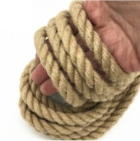 Resim EldenHırdavat Jüt Halat 6 Mm Ip Kendir Urgan Açık Kahve 10 Metre 