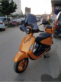 Resim Motocam Yuki Gelato 125 Ön Cam 2023-2026 Model 43cm Siyah Renkli 4mm Aparatsız 