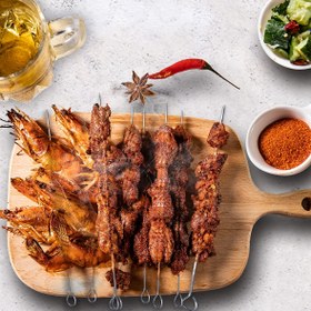 Resim Barbekü Şişleri Metal Barbekü Çubukları, 20 Adet Paslanmaz Çelik Barbekü Çubukları, Ev Fırınları, Açık Hava Piknikleri için Uygun, Taşınabilir Barbekü Çubukları, Barbekü Şiş Seti 