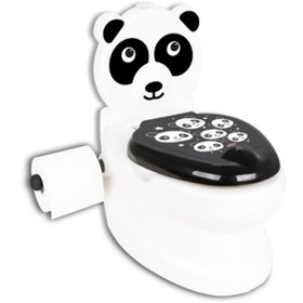 Resim FeyzaDesign Sesli ve Işıklı Panda Klozet Eğitici Lazımlık Çocuklar İçin Eğlence 