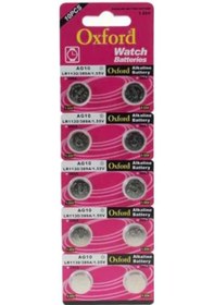 Resim Oxford AG10 LR1130 389A Alkalin Düğme Pil 10'lu 