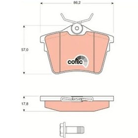 Resim Trw Gdb1596 Arka Fren Balatasi 425279 425326 425404 