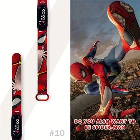 Resim Marvel Spider-Man Saati - Dijital Dokunmatik Ekran, 24 Saat Gösterim, Dayanıklı Plastik Kasa, Değiştirilebilir Silikon Kayış, Pil ile Çalışır, Yetişkinler ve Koleksiyoncular için Mükemmel, Günlük Giyim Saati | Karikatür Saat Tasarımı | Dayanıklı Plastik Saat 
