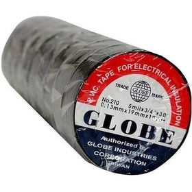 Resim Globe İzole Bant 0.13Mmx19Mm 10'lu Paket Siyah 