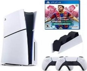 Resim Playstation 5 Slim CD Edition + 2. Dualsense Ps5 Kol + Sarj Istasyonu + Pes 21 