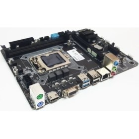 Resim Quadro H81-A2C Ddr3 Glan Hdmi,Vga 4X Sata3 16X Pcie 1150P İntel Anakart 