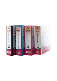 Resim Bigpoint 4d Mekanizmalı Klasör 7 Cm Açık Kırmızı Kırmızı 