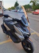 Resim Motocam Voge Sr3 Siperlik Ön Cam 2023 2024 Model 70cm Şeffaf Renk 4mm 