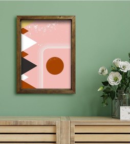 Resim Bk Gift Otel Odası Konseptli Doğal Masif Ahşap Çerçeveli Tablo 30 (551120205) 