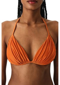Resim Penti Turuncu Dorothy Üçgen Cup Bikini Üstü 