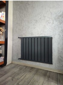 Resim Alüminyum Panel Radyatör Klasik 450x20 Ral 7016 Antrasit Gri 