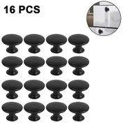 Resim 16 Parça Dolap Kapı Tokmağı, 30mm Vintage Şifonyer Topuzu Seti 