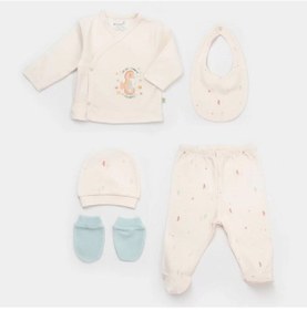 Resim Save The Seahorse 5'li Hastane Çıkış Seti Bej-mint Çok Renkli 