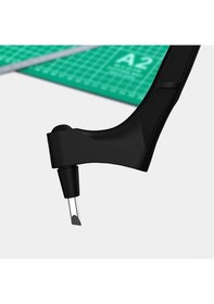 Resim Skycity Stahl Handwerkzeug Mit 360 Drehung: Sicheres Bastelmesser Für Scrapbooking, Vinyl & Papier - Schwarz 