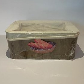 Resim Bambu Ekmek Sepeti 23x13x7cm, Bambu Ekmeklik, Bambu Ekmek Sunumluk 