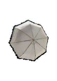 Resim Tk-3665 Katlanır Otomatik Şemsiye 8 Telli Desenli Fırfırlı 