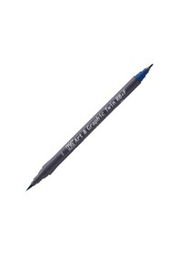 Resim Zig Art&Graphic Twin Rb+F Çift Uçlu Çizim Kalemi 036 Deep Blue 