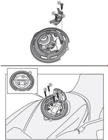 Resim Givi BF22 Depo Üstü Çanta Bağlantı Aparatı (Bmw) 