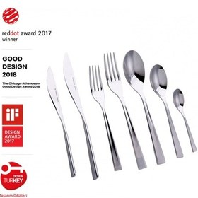 Resim Karaca Everest Silver 84 Parça Kutulu Çatal Kaşık Bıçak Takımı 
