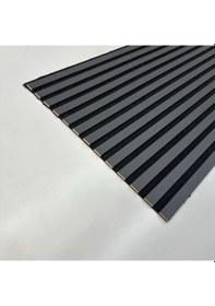 Resim Esnek Keçeli Slim Duvar Paneli 600cm Antrasit 