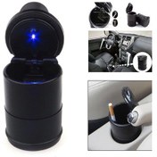 Resim Led Işıklı Oto Araç İçi Küllük Araba Kül Tablası Kapaklı Kokusuz N11.89 