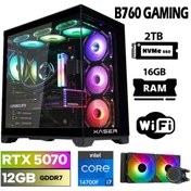 Resim Xaser Lexus X220 I7 14700F 16GB Ddr5 Ram 2tb M.2 Nvme SSD 12GB RTX5070 Sıvı Soğutmalı Oyuncu Bilgisayarı 