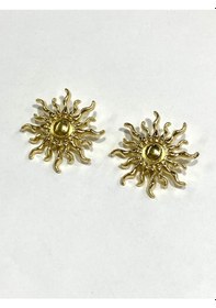 Resim Desenli Metalize Büyük Boy / Aksesuar Düğme / 2'li Set / 3.8 Cm / Dec01 