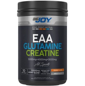 Resim Bigjoy Eaa + Glutamine + Creatine 480gr - Portakal Aromalı 