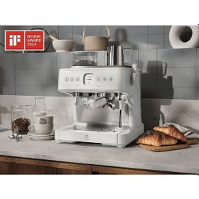 Resim Electrolux E8EC1-8SW 800 Serisi 2200 W Espresso Cappuccino Makinesi 