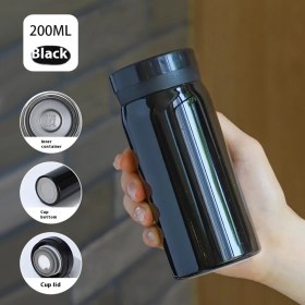 Resim Acker Paslanmaz Çelik Yalıtımlı Kupa Mini Cep Kupa Akıllı Ekran Kupa (Yurt Dışından) 