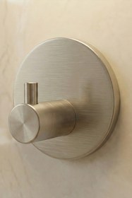 Resim Zift Unique 4 Adet Oval Paslanmaz Çelik Banyo Askısı/bornoz Askısı / Havlu Askısı/ Lif Askı /havluluk Çok Amaçlı 