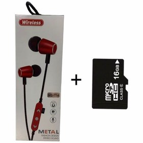 Resim Platoon 16 Gb Hafıza Kartı Hediyeli Bluetooth Kulaklık Mp3 Player Müzik Çalar Kulaklık 