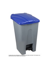 Resim Safell Pedallı Kağıt Plastik Cam Metal Ayrıştırma Kovası 70 Lt N11.8109 