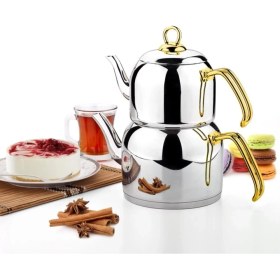 Resim UltraMint Şık Menekşe Altın Kulp Orta Boy Takı Kutusu, Güzel ve Zarif Tasarım 