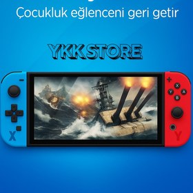 Resim YKK Store G90 Oyun Konsolu – 7 inç IPS HD Ekran, 10.000 Klasik Oyun, 2000mAh Pil, Taşınabilir Tasarım 