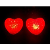 Resim LED Işıklı Kırmızı Kalp Gece Lambası 