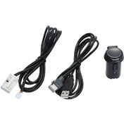 Resim Geeksen Araba Aux Ses Adaptörü Usb Anahtar Paneli Stereo Adaptör Kablosu Peugeot 307 407 308 408 508 3008 Rd 