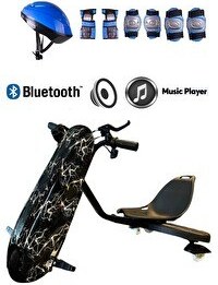 Resim Citymate Drift Car Elektrikli Kaykay Hoverboard Bluetoothlu Işıklı Desen26 - Kask Ve Dizlik 