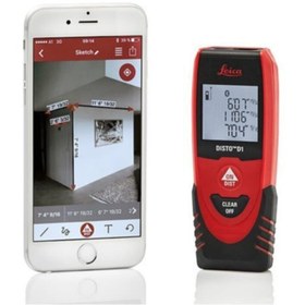 Resim Leica Dısto D1 40 Mt Bluetooth Lu Lazer Metre 