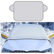 Resim Sones Suıtu R-3945 Araba Kış Ön Cam Kar Kalkanı Buz Çözme Güneşlik Kalınlaşmış Araba Giyim, Stil: Mıknatıssız Klipsli Kapı 