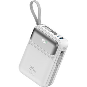 Resim Wiwu WI-P052 Galaxy Serisi Type-C Lightning Çıkışlı Taşınabilir Powerbank Pd 35W 10000MAH Siyah 