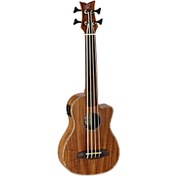 Resim Ortega CAIMAN-FL-GB Perdesiz Elektro Bariton Ukulele (ACACIA) 