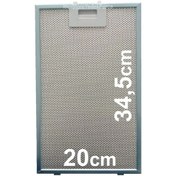Resim Bosch Dwk065g20t Davlumbaz Filtresi 20x34 5 Aspiratör Filtre 