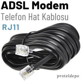 Resim Irenis ADSL VDSL RJ11 Modem Telefon Kablosu 20 M 