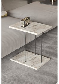 Resim Yan Sehpa Tekerlekli Servis Sehpası Hnd Dikdörtgen Efes 