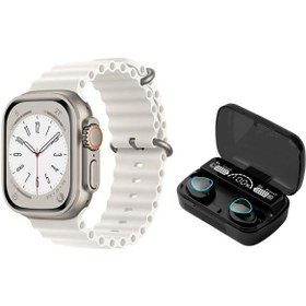 Resim BYRTECH Watch Ultra 2 T900 Ultra 2 Akıllı Saat + Powerbank Kutulu Earbuds M10 Bluetooth Kulaklık İkili Paket 