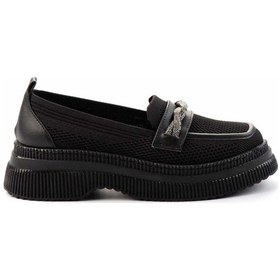 Resim Siyah Kadın Loafer Ayakkabı K01474200882 Çok Renkli 