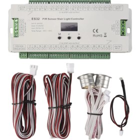 Resim Galaxxy 32CH ES32 Pır Sensörlü Merdiven Lambası Kontrol Cihazı Insan Vücudu Kızılötesi Endüktif Anahtar Tek Renk Merdiven Lambası Kontrolü (Yurt Dışından) 
